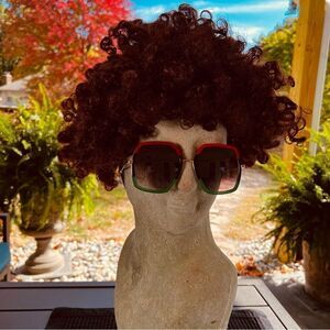 Curly Brown Wig for Women